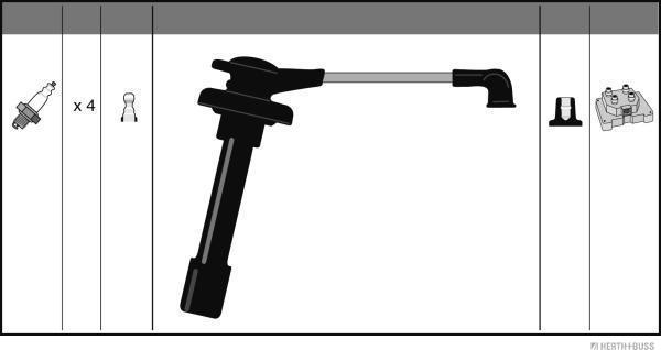 Herth+Buss Jakoparts J5381002 - Set kablova za paljenje www.molydon.hr