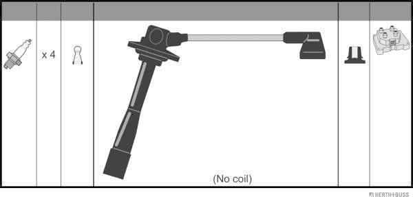 Herth+Buss Jakoparts J5383026 - Set kablova za paljenje www.molydon.hr