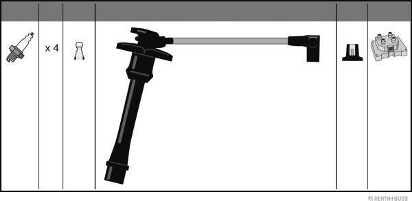 Herth+Buss Jakoparts J5382057 - Set kablova za paljenje www.molydon.hr