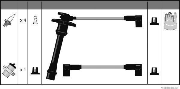 Herth+Buss Jakoparts J5382006 - Set kablova za paljenje www.molydon.hr
