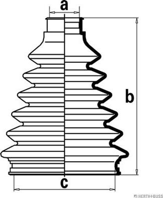 Herth+Buss Jakoparts J2864025 - Manžeta, Pogonska osovina www.molydon.hr