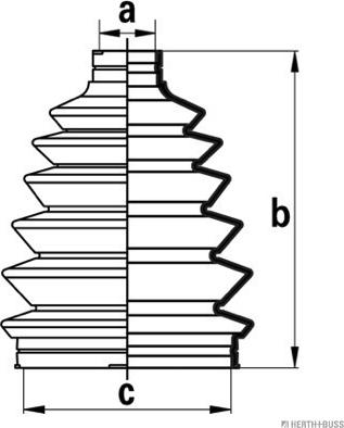 Herth+Buss Jakoparts J2864028 - Manžeta, Pogonska osovina www.molydon.hr