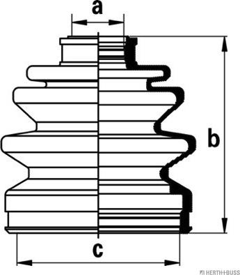 Herth+Buss Jakoparts J2865008 - Manžeta, Pogonska osovina www.molydon.hr