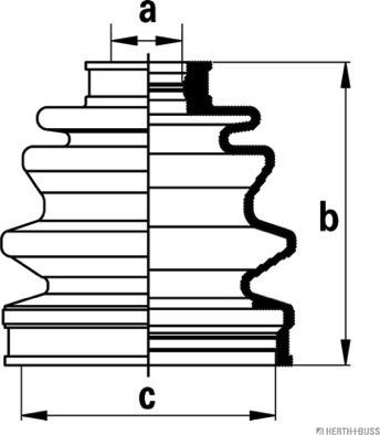 Herth+Buss Jakoparts J2865002 - Manžeta, Pogonska osovina www.molydon.hr