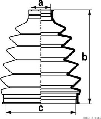 Herth+Buss Jakoparts J2865018 - Manžeta, Pogonska osovina www.molydon.hr