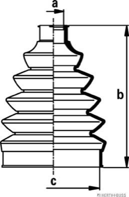 Herth+Buss Jakoparts J2860908 - Manžeta, Pogonska osovina www.molydon.hr