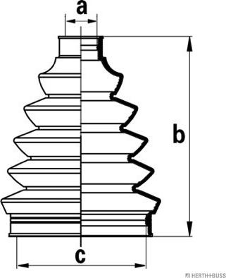 Herth+Buss Jakoparts J2860306 - Manžeta, Pogonska osovina www.molydon.hr