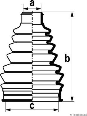 Herth+Buss Jakoparts J2868005 - Manžeta, Pogonska osovina www.molydon.hr