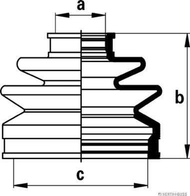 Herth+Buss Jakoparts J2863009 - Manžeta, Pogonska osovina www.molydon.hr
