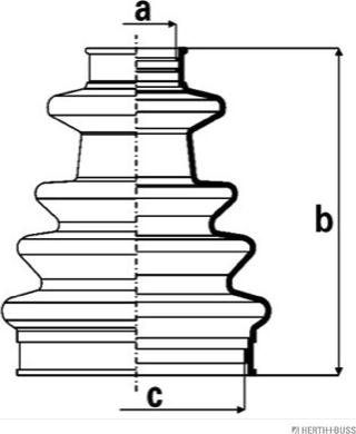 Herth+Buss Jakoparts J2863018 - Manžeta, Pogonska osovina www.molydon.hr