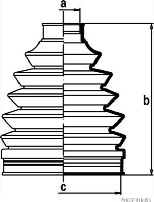 Herth+Buss Jakoparts J2862010 - Manžeta, Pogonska osovina www.molydon.hr