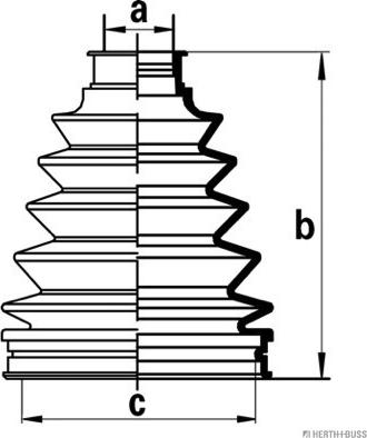 Herth+Buss Jakoparts J2862011 - Manžeta, Pogonska osovina www.molydon.hr