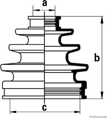 Herth+Buss Jakoparts J2862028 - Manžeta, Pogonska osovina www.molydon.hr