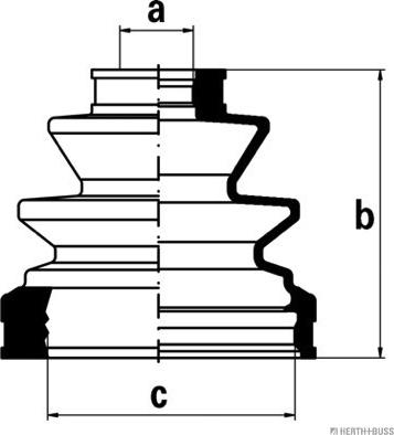 Herth+Buss Jakoparts J2862027 - Manžeta, Pogonska osovina www.molydon.hr