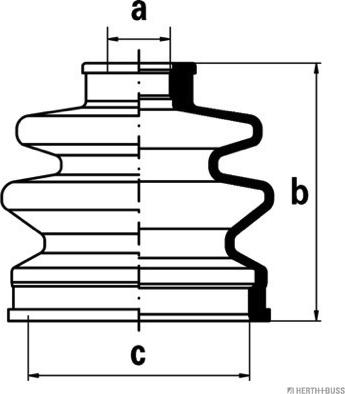 Herth+Buss Jakoparts J2867007 - Manžeta, Pogonska osovina www.molydon.hr