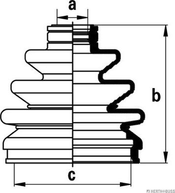 Herth+Buss Jakoparts J2867010 - Manžeta, Pogonska osovina www.molydon.hr