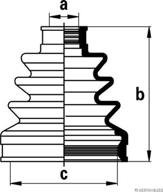 Herth+Buss Jakoparts J2884022 - Manžeta, Pogonska osovina www.molydon.hr