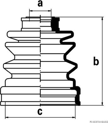 Herth+Buss Jakoparts J2885001 - Manžeta, Pogonska osovina www.molydon.hr