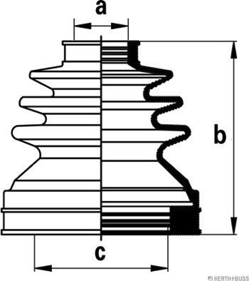 Herth+Buss Jakoparts J2885014 - Manžeta, Pogonska osovina www.molydon.hr