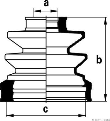 Herth+Buss Jakoparts J2885012 - Manžeta, Pogonska osovina www.molydon.hr