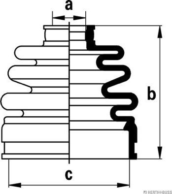Herth+Buss Jakoparts J2880303 - Manžeta, Pogonska osovina www.molydon.hr