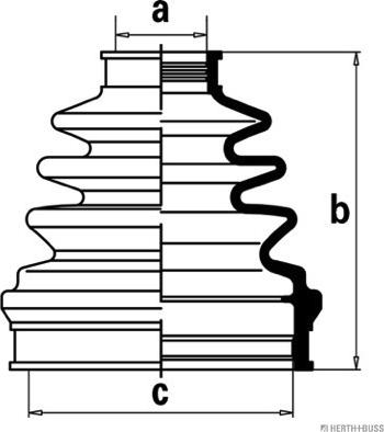 Herth+Buss Jakoparts J2881023 - Manžeta, Pogonska osovina www.molydon.hr