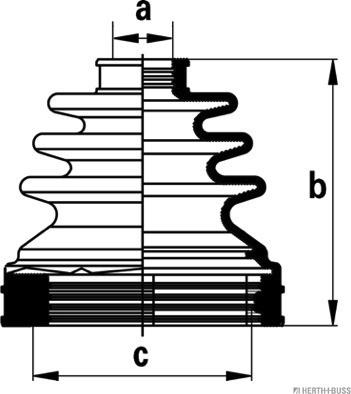 Herth+Buss Jakoparts J2881022 - Manžeta, Pogonska osovina www.molydon.hr