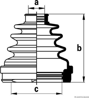 Herth+Buss Jakoparts J2881027 - Manžeta, Pogonska osovina www.molydon.hr