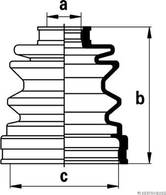 Herth+Buss Jakoparts J2888008 - Manžeta, Pogonska osovina www.molydon.hr