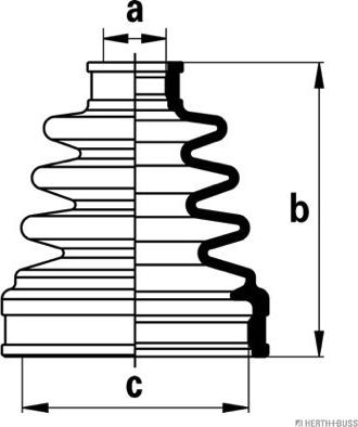 Herth+Buss Jakoparts J2888013 - Manžeta, Pogonska osovina www.molydon.hr