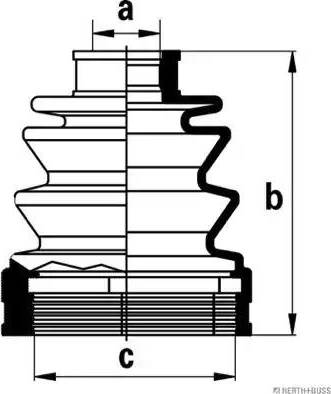Herth+Buss Jakoparts J2883007 - Manžeta, Pogonska osovina www.molydon.hr