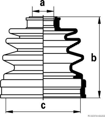 Herth+Buss Jakoparts J2883014 - Manžeta, Pogonska osovina www.molydon.hr