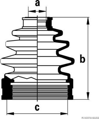 Herth+Buss Jakoparts J2883013 - Manžeta, Pogonska osovina www.molydon.hr