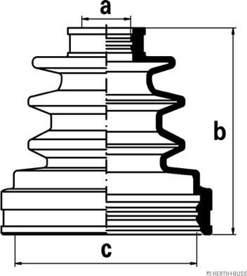 Herth+Buss Jakoparts J2882009 - Manžeta, Pogonska osovina www.molydon.hr