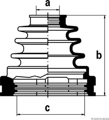 Herth+Buss Jakoparts J2882006 - Manžeta, Pogonska osovina www.molydon.hr