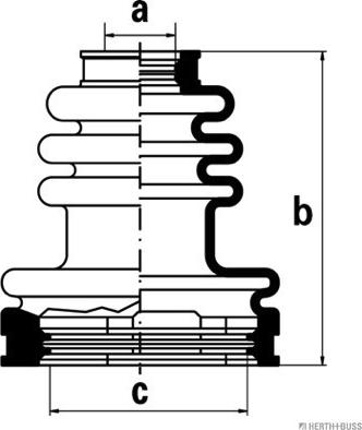 Herth+Buss Jakoparts J2882000 - Manžeta, Pogonska osovina www.molydon.hr