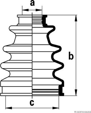 Herth+Buss Jakoparts J2882008 - Manžeta, Pogonska osovina www.molydon.hr