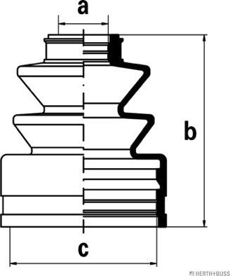 Herth+Buss Jakoparts J2882002 - Manžeta, Pogonska osovina www.molydon.hr