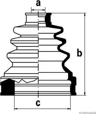 Herth+Buss Jakoparts J2882007 - Manžeta, Pogonska osovina www.molydon.hr