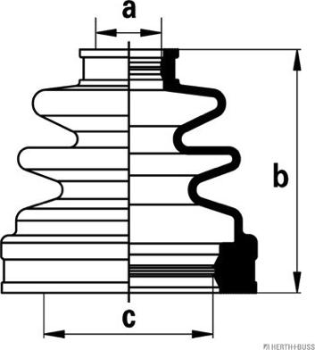 Herth+Buss Jakoparts J2882016 - Manžeta, Pogonska osovina www.molydon.hr