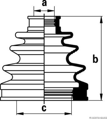 Herth+Buss Jakoparts J2882017 - Manžeta, Pogonska osovina www.molydon.hr