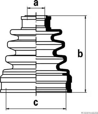 Herth+Buss Jakoparts J2887000 - Manžeta, Pogonska osovina www.molydon.hr