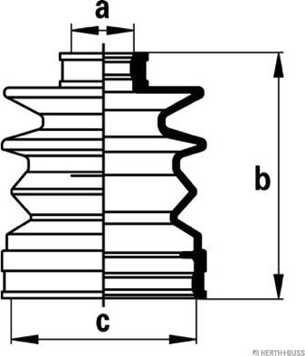 Herth+Buss Jakoparts J2887002 - Manžeta, Pogonska osovina www.molydon.hr