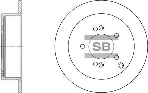 SBS 5815203414 - Kočioni disk www.molydon.hr