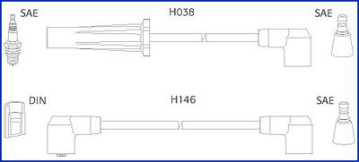 Hitachi 134448 - Set kablova za paljenje www.molydon.hr