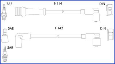 Hitachi 134485 - Set kablova za paljenje www.molydon.hr