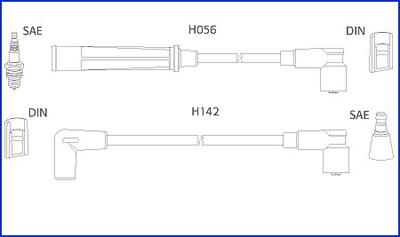 Hitachi 134439 - Set kablova za paljenje www.molydon.hr