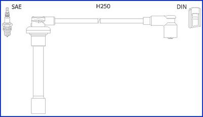 Hitachi 134520 - Set kablova za paljenje www.molydon.hr