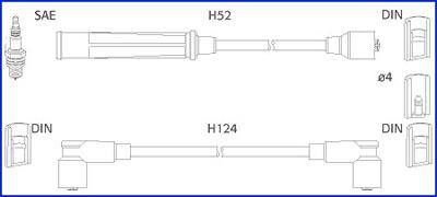 Hitachi 134391 - Set kablova za paljenje www.molydon.hr