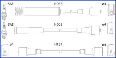 HITACHI 134203 - Set kablova za paljenje www.molydon.hr